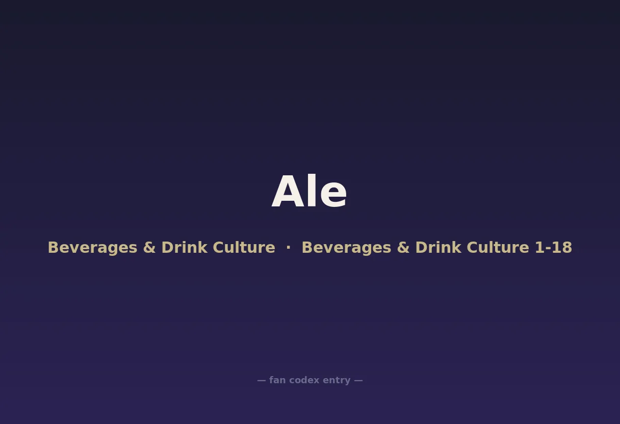 Ale
