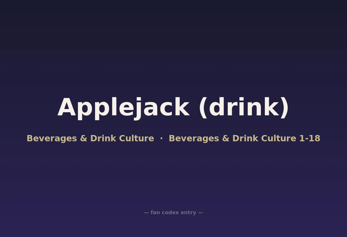Applejack (drink)